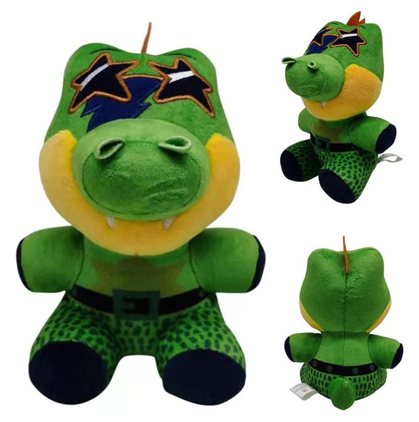 7 Montgomery Gator - FNAF Security Breach Plushie Five Nights at Freddy's  Toys Plush Green Alligator 