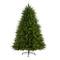 thumbnail image 1 of Nearly Natural 7ft. New England Pine Artificial Christmas Tree with 400 Clear Lights and 1044 Bendable Branches, 1 of 7