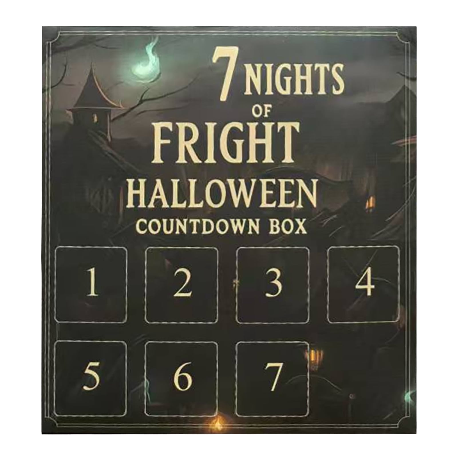 7 Nights of Fright 2025 Halloween Gift Box Advent Calendar with ...