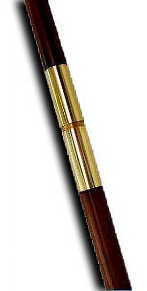 7' Oak Finish Hardwood Pole