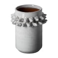 thumbnail image 1 of 7" Organic Style Whitewash Spikely Ceramic Vase, 1 of 6
