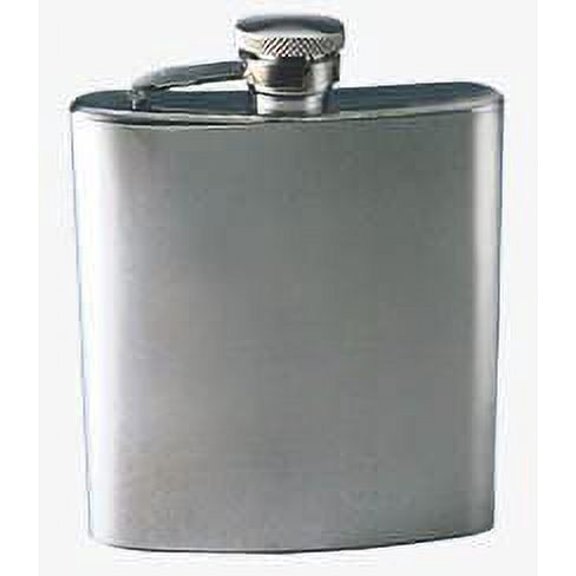 7 Ounce STAINLESS STEEL Liquor FLASK Speakeasy Style