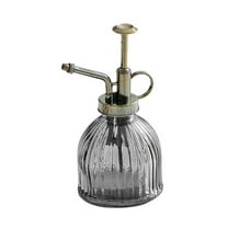 7 Oz Clear Glass Soap Dispenser, Hand Dish Soap Dispensers Bathroom with Stainless Steel Pump, Refillable Liquid Hand Soap Dispenser for Bathroom Hand Sanitizer, Lotion