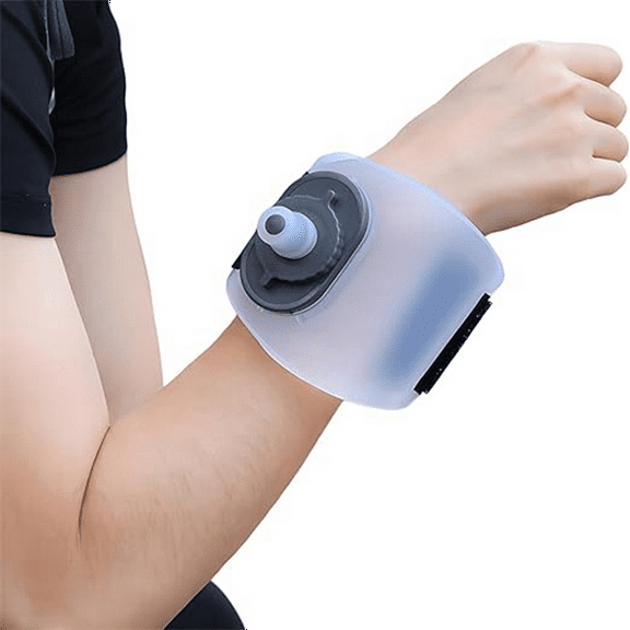 7 Oz Portable Water Bottle,Adjustable Wrist Water Bottle Leakproof,Outdoor Running Wrist Water Bottle, for Cycling Etc C