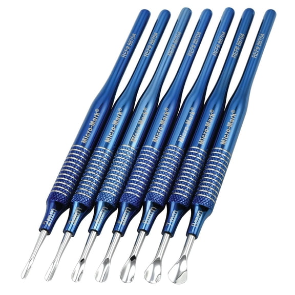 7 PC. Premier Elite U-Gouge Titanium-Plated Chisel Set by Micro-Mark