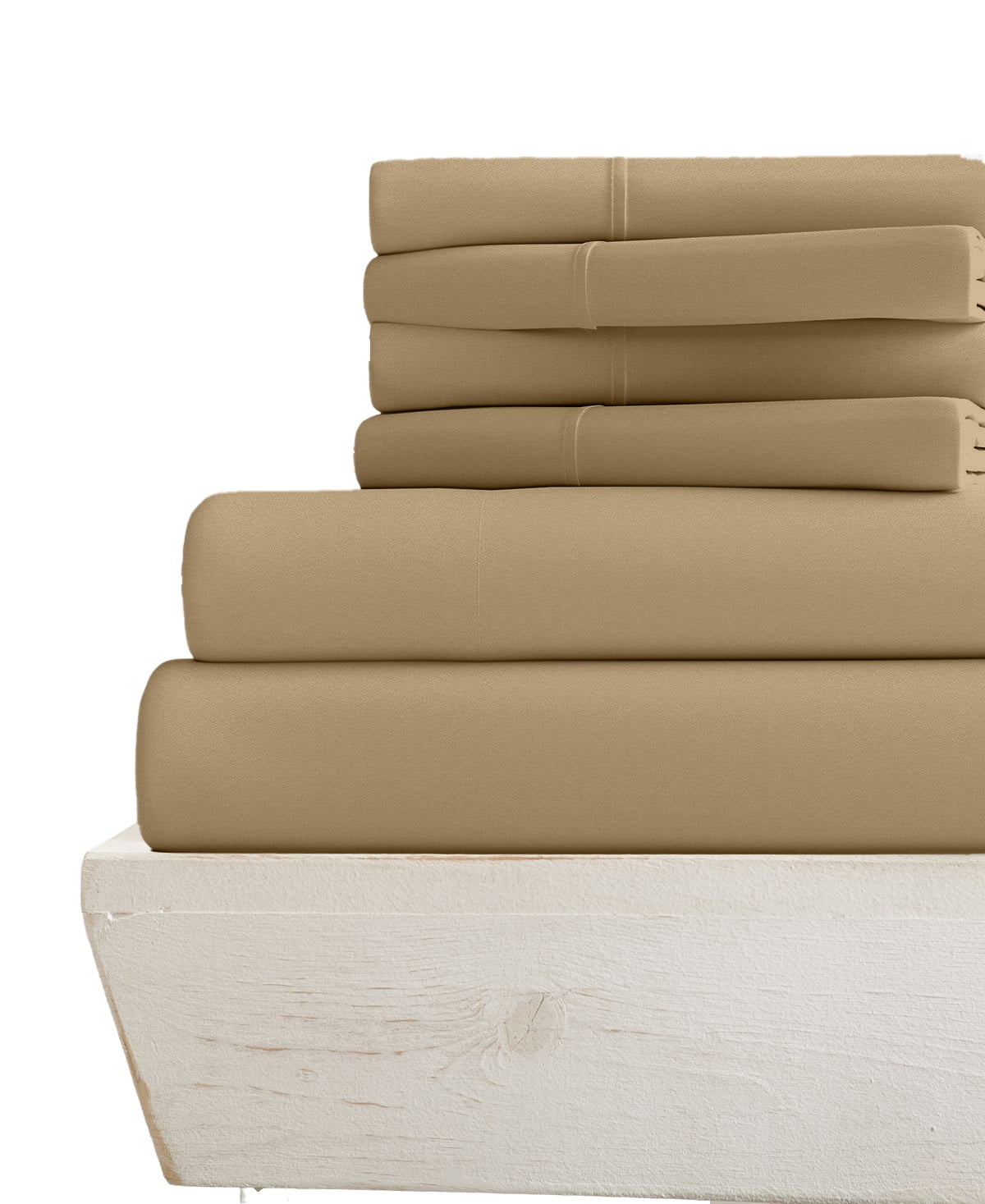 7PC Split King Sheet Set for Adjustable Bed (Extra Pillowcases) 600