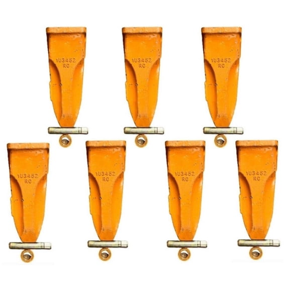 7 PCS 1U3452 9w8452 J450 Bucket Teeth ROCK TEETH FITS CAT E330D E330C