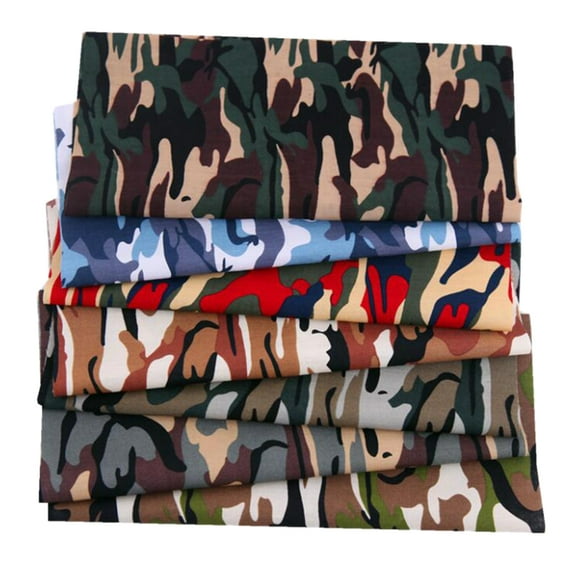 7 PCS (25cm X 25cm) No Repeat Design Printed Cotton Fabric for Patchwork Sewing Tissue to Patchwork Quilting Squares Bundles