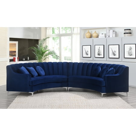 7 PCS Corduroy Flexible Combination Sectional Sofa Olive