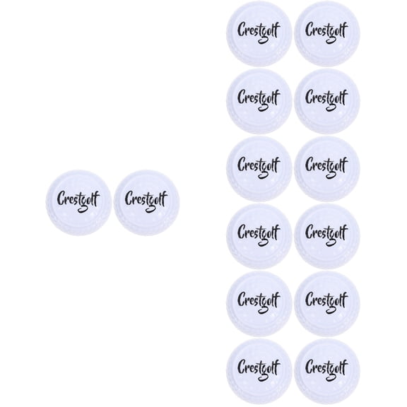 Hytrove Indoor Golfing Balls Synthetic Rubber for Golf Accessories 14Set