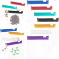 thumbnail image 1 of 7 PCS Zippered Reusable Pill Storage Pouch Bags - Clear Plastic Pill Bags with Slide Lock for Small Items, 1 of 7