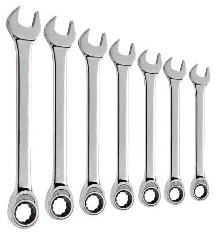 7 PIECE RATCHETING WRENCH SET HIGH ACCESS METRIC