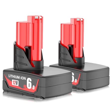 7 Pack 6.0Ah Battery For Milwaukee for M12 LITHIUM Extended Capacity 48-11-2460