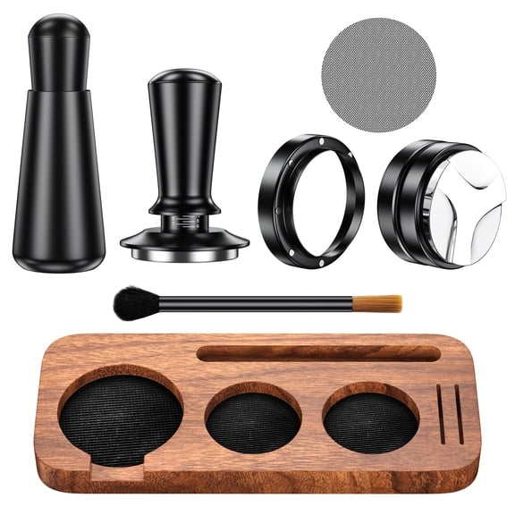 7 Pack Espresso Accessories,54mm Espresso Tamper Tools,WDT Tool Espresso Machine Accessories Kit, Espresso Tools Gift for Espresso Lovers