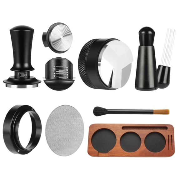 7 Pack Espresso Accessories,58mm Espresso Tamper Tools,WDT Tool Espresso Machine Accessories Kit, Espresso Tools Gift for Espresso Lovers