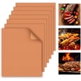thumbnail image 1 of 7-Pack Non-Stick Grill Mats - 15.75x13 Inch Reusable BBQ Mats for Gas, Charcoal & Electric Grills, PFOA-Free & Easy to Clean, 1 of 7