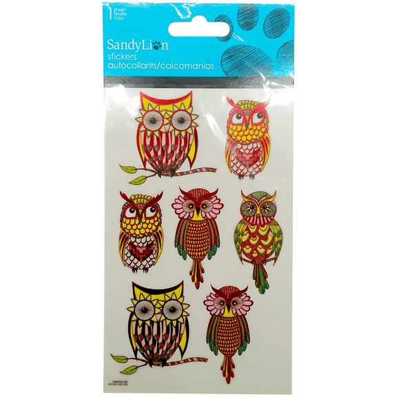 7 Pack Owl Reflective Stickers, Cute, High Visibility Safety Decals for Backpacks, Bikes, Notebooks, Fun, Durable, Easy to Apply Owl Designs for Kids, Adults, Add Style, Nighttime Safety