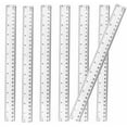 thumbnail image 1 of 7 Pack Plastic Clear Ruler,Bexikou Straight Ruler,Clear Acrylic Ruler,12 Inch Rulers with Centimeters and Inches, Measuring Tools for Office Contruction Rulers, 1 of 7