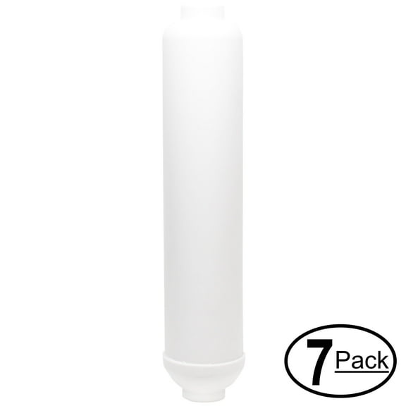 7-Pack Replacement for AMI AAA-756PU-UV Inline Filter Cartridge - Universal 10-inch Cartridge for AMI AAA 75 GPD-6 Stage Home Reverse Osmosis System w/Pump - Denali Pure Brand