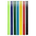 thumbnail image 1 of 7 Pairs 5A Colorful Drumsticks Professional Practical Nylon Stick for Drum Set, 1 of 7