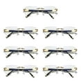 thumbnail image 1 of 7 Pairs Mens Diamond Shape Rimless Blue Light Blocking Reading Glasses Metal Readers +1.00, 1 of 6