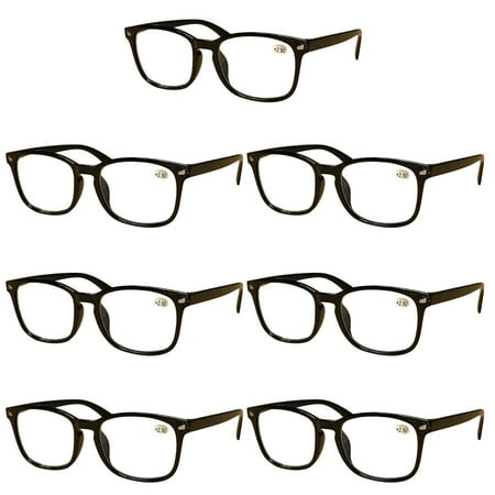 7 Pairs Mens Unisex Blue Light Blocking Reading Glasses Anti Blue Light Readers +3.50