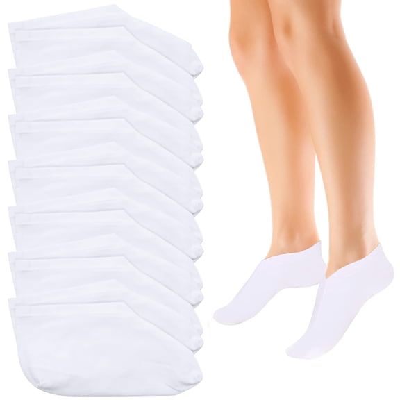 7 Pairs Moisturizing Socks Overnight, BORISCA Spa Socks for Dry Fee, Cotton Moisture Enhancing Socks Thin Foot Spa Socks for Dry Cracked Feet