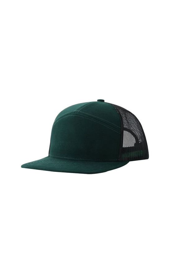 7-Panel Trucker Hat Richardson Mesh Back Breathable Sun Protection Structured Baseball Cap Women Men Unisex
