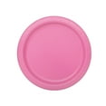 thumbnail image 1 of 7" Paper Dessert Plates, Hot Pink, 8ct, 1 of 2