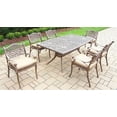 thumbnail image 1 of 7-Pc Boat Shaped Outdoor Dining Set, 1 of 2