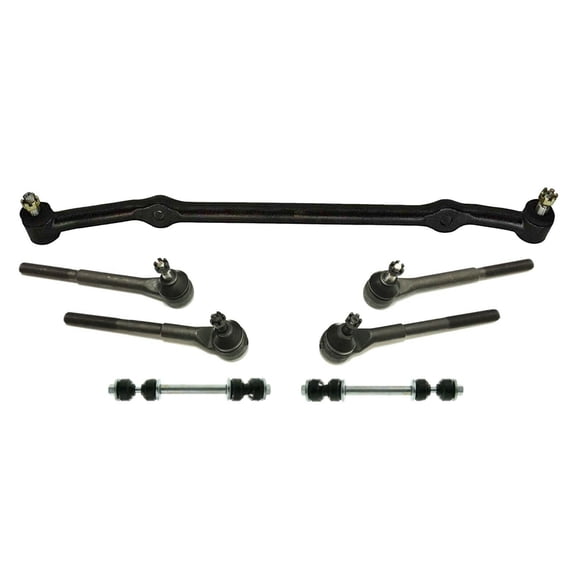 7 Pc Front Stabilizer Sway Bar Links Outer & Inner Tie Rod Ends Center Link Steering and Suspension Kit Fits select: 1978-1987 BUICK REGAL, 1978-1988 CHEVROLET MONTE CARLO