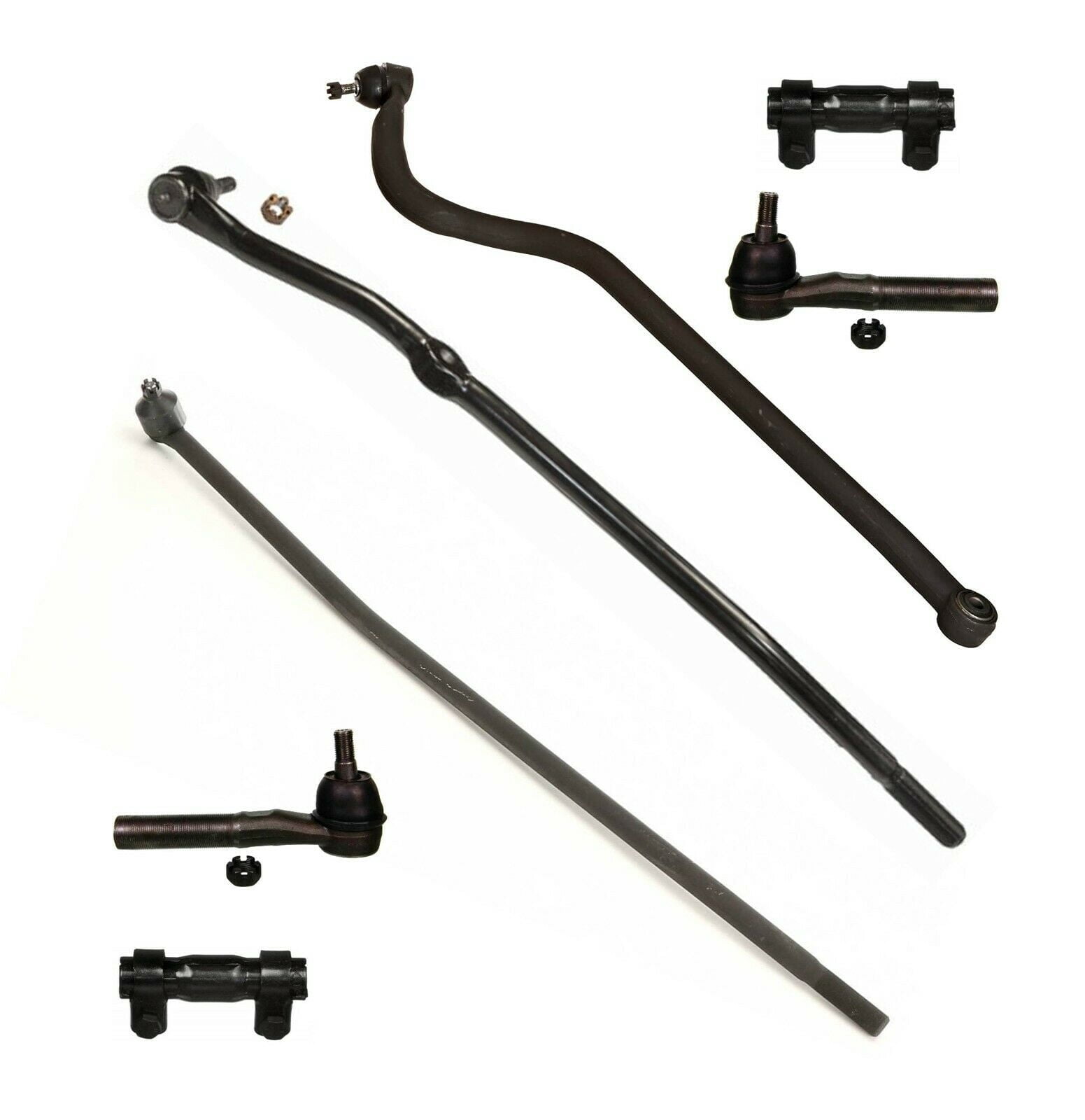 7-Piece Front Tie Rod & Track Bar Kit For 1998-1999 Dodge Ram 1500 2500 4x4 - ECCPP - View #5