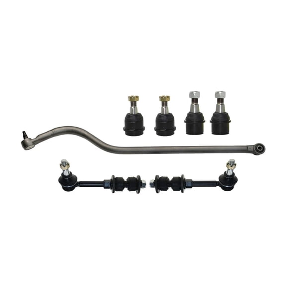 7 Pc Front Track Bar + Upper Lower Ball Joints + Sway Bar Links Suspension Kit Compatible with 4WD Models Fits select: 2000-2002 DODGE RAM 2500, 2000-2002 DODGE RAM 3500