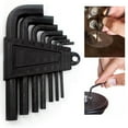 7 Pc Heavy Duty Jumbo Hex Key Wrench Set Metric L Shape Allen Driver Hand Tools