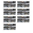 7 Pcs 3D Faux Brick Wall Panel Peel and Stick Brick Tiles 11"X5.5" DIY