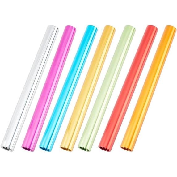 7 Pcs Aluminum Field Race Batons 7 Colors Aluminum Relay Batons Track ...