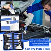 7 Pcs Auto Trim Removal Tool Kit for Car Panel Dashboard Door Clips and Upholstery with Plastic Pry Tool & Clip Pliers   No Scratch Design Professional Automotive Repair Tools Set