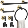 Gallery Detail: 7 Pcs Bathroom Hardware Accessory Set Stainless Steel Towel Racks