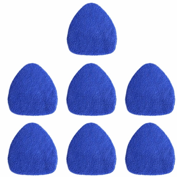 7 Pack Upgrade Car Windshield Cleaner Tool Bonnets, Microfiber Cloths for Inside Windshield Cleaning Tool Pads, Interior Windshield Cleaner Tool Replaceable Cleaning Bonnets(Fit 5)