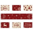 thumbnail image 1 of 7 Pcs Christmas Table Runner Placemat Set Christmas Holiday Table Decor Dining Room Kitchen Supplies, 1 of 6