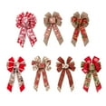 thumbnail image 1 of 7 Pcs Christmas Wreath Bow Red Bow 7 Inch Christmas Red Velvet Bows for Wreaths Extra Large Christmas Bows Outdoor Christmas Bows for Fence Gifts Garland Holiday Decoration Tree Decor, 1 of 10
