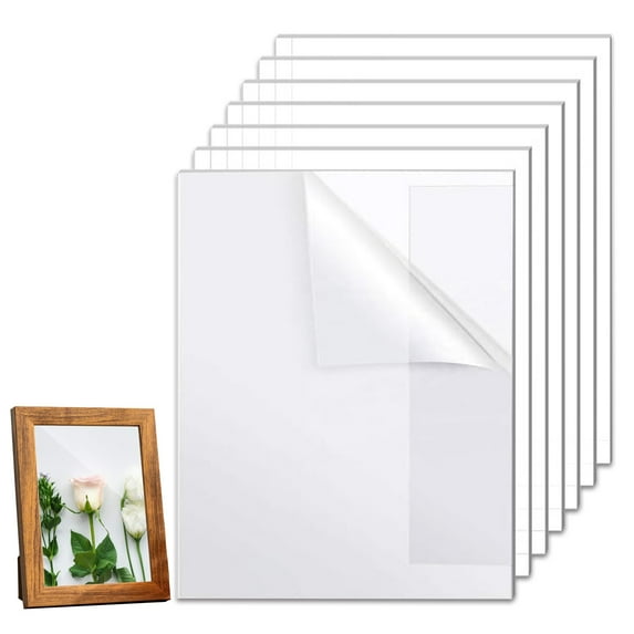 7 Pcs Clear Acrylic Sheets(5.9 X 3.9Inches), 1 Mm Transparent Acrylic Panel Perspex Sheets, Plexiglass Acrylic Panels Boards Sheets For Drawing, Painting, Display, Picture Frame