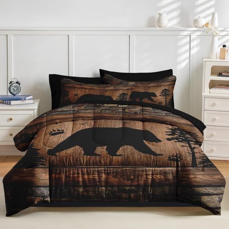 7 Pcs Comforter Set Queen Size