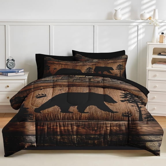 7 Pcs Comforter Set Queen Size