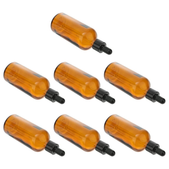 7 Pcs Dropper Bottles for Travel Made of Synthetic Material with Good Air Tightness Multi