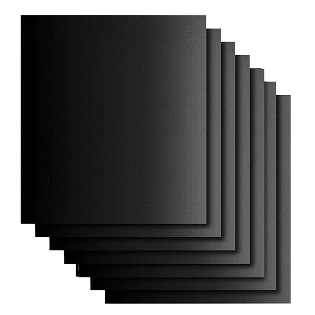 7 Pcs Griddle Pan BBQ Grill Mat Dishwasher Safe Grill Mat Grill Liners