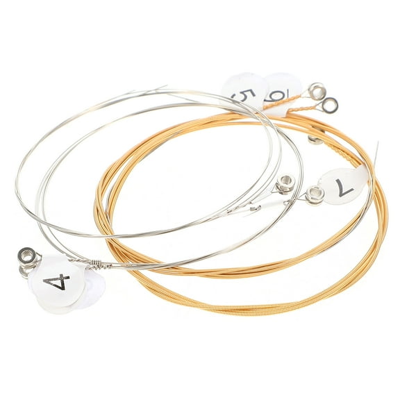 7 Pcs Harp Strings Guitar Electric Accessories Bass Instruments Lyre