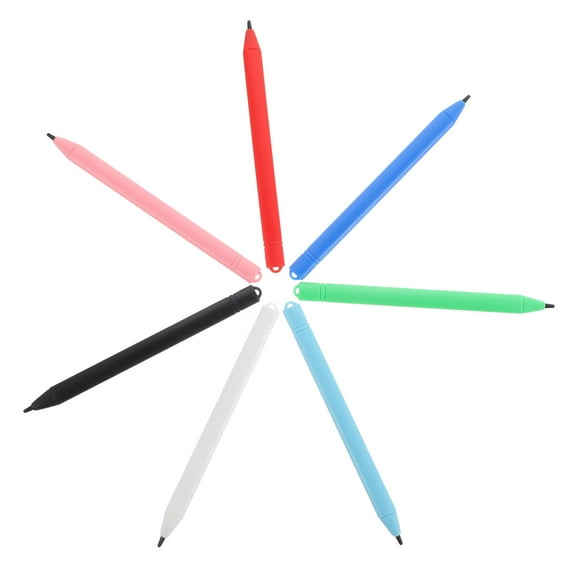 7 Pcs LCD Stylus Colorful Pens Tablet Stylus Pen Writing Board for Kids Drawing Tablet Pen Child