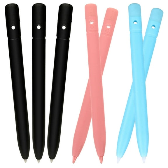 7 Pcs Partially Erasable LCD Writing Tablet Stylus Pen for Kids Universal Board Child