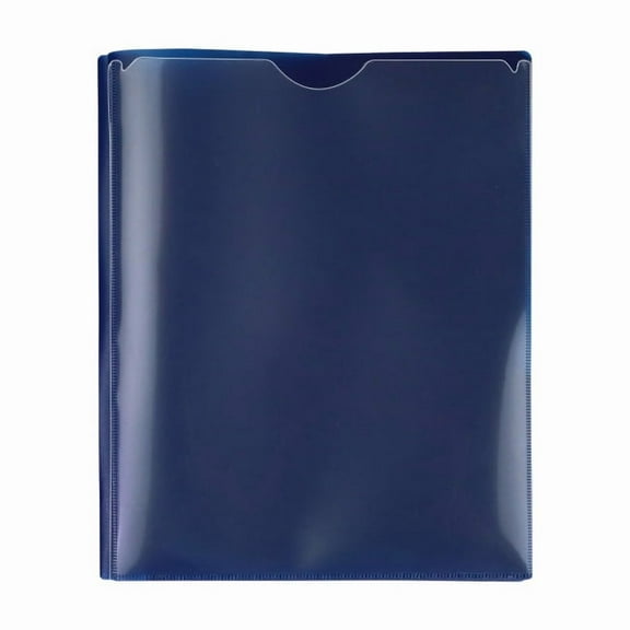 7 Pcs Plastic Folders with Clear Front Pockets Heavy Duty File Folders with 2 Pockets and Card Slot for Student Communication School Office Presentation Report